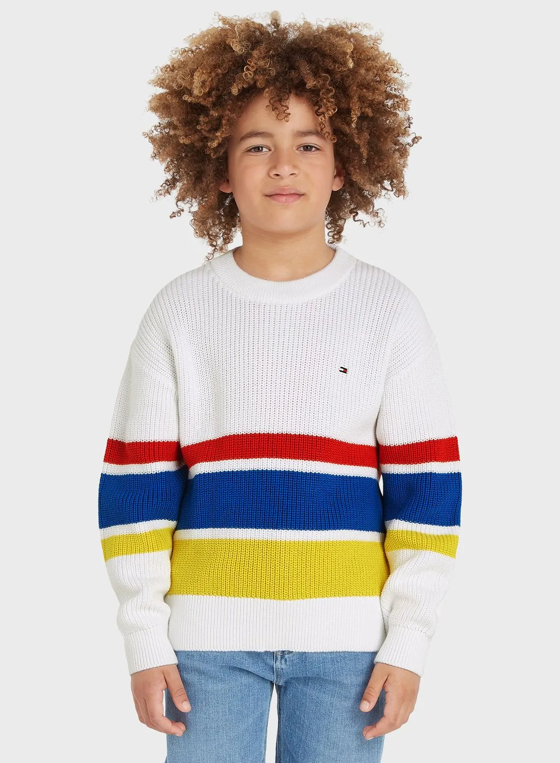 TOMMY HILFIGER Kids Stripe Sweater