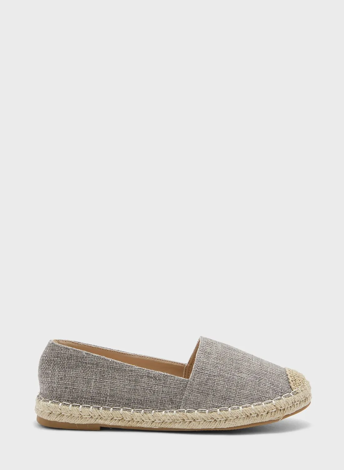 ELLA Canvas Espadrille With Toe Cap