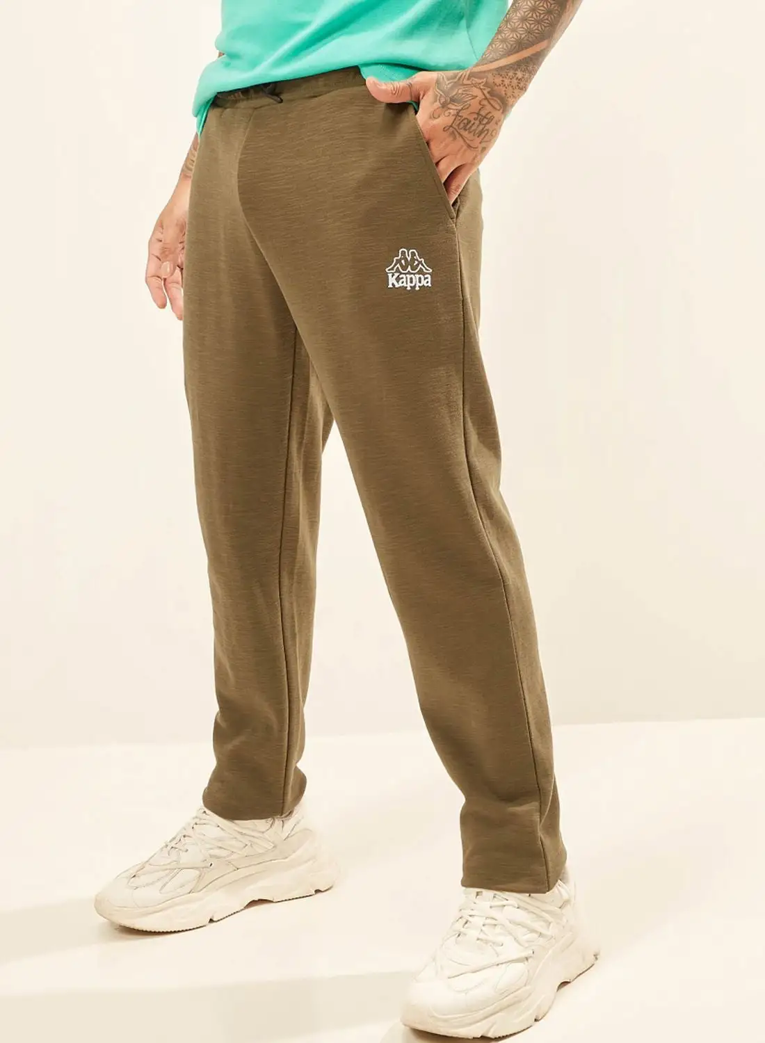 Kappa Logo Drawstring Sweatpants