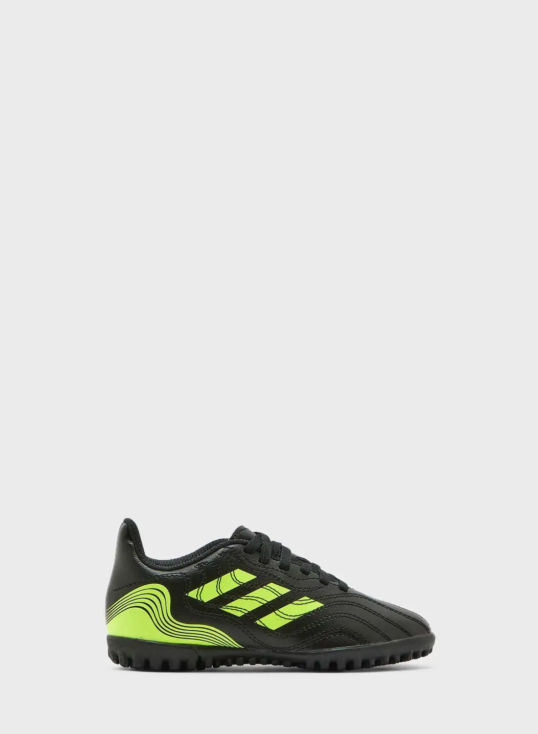 حذاء كرة القدم Adidas Copa Sense باللون الأسود/الأصفر الشمسي