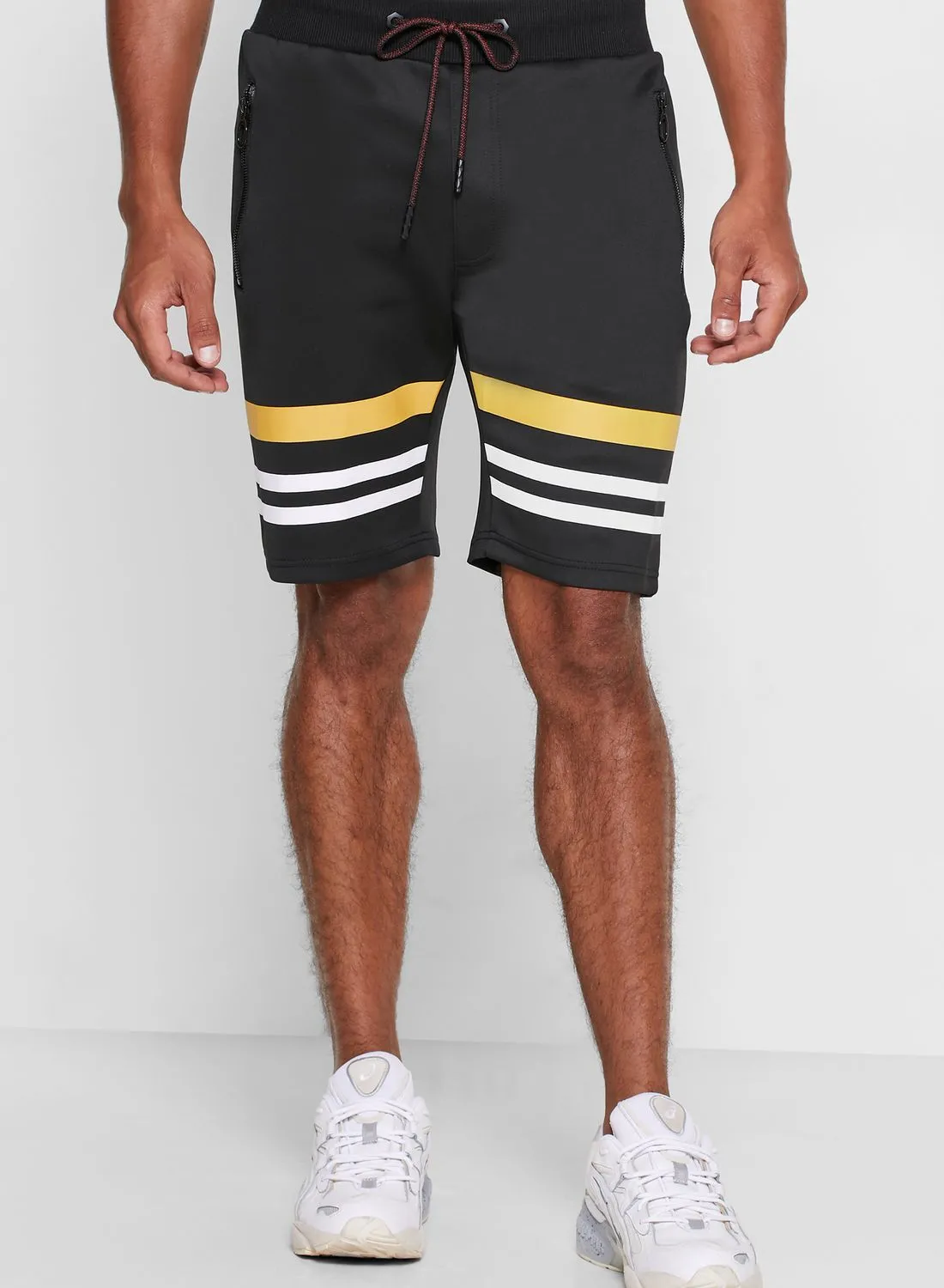 Seventy Five Stripes Detailed Shorts