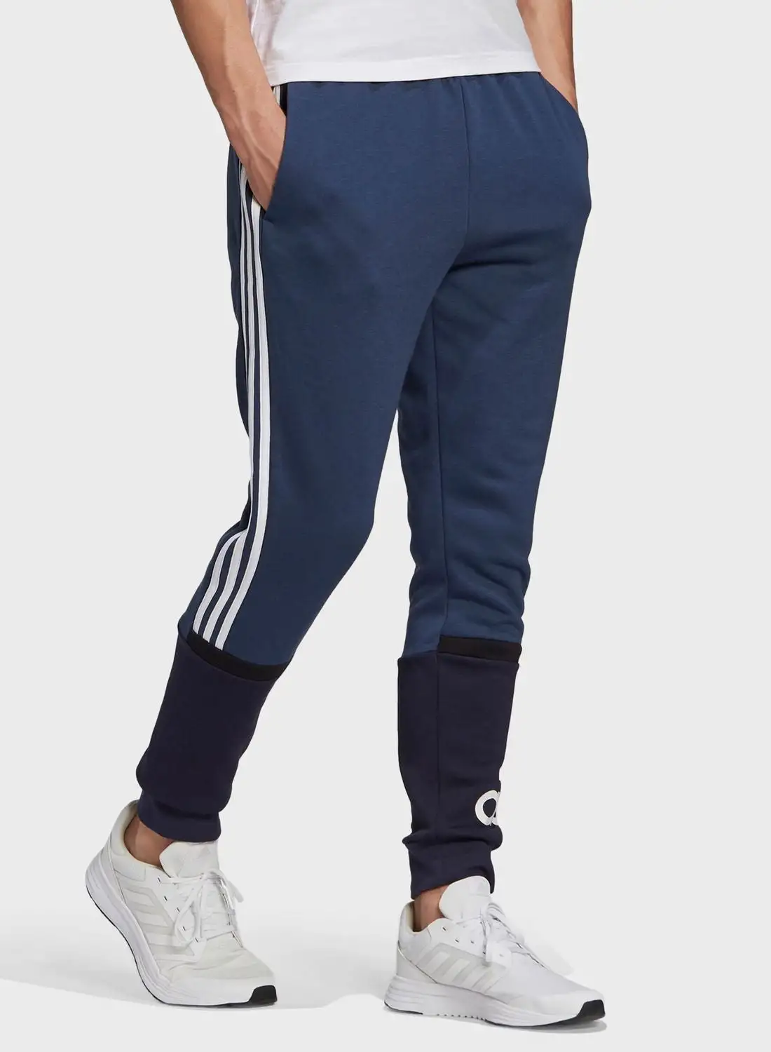 Adidas Colour Block Cuffed Sweatpants