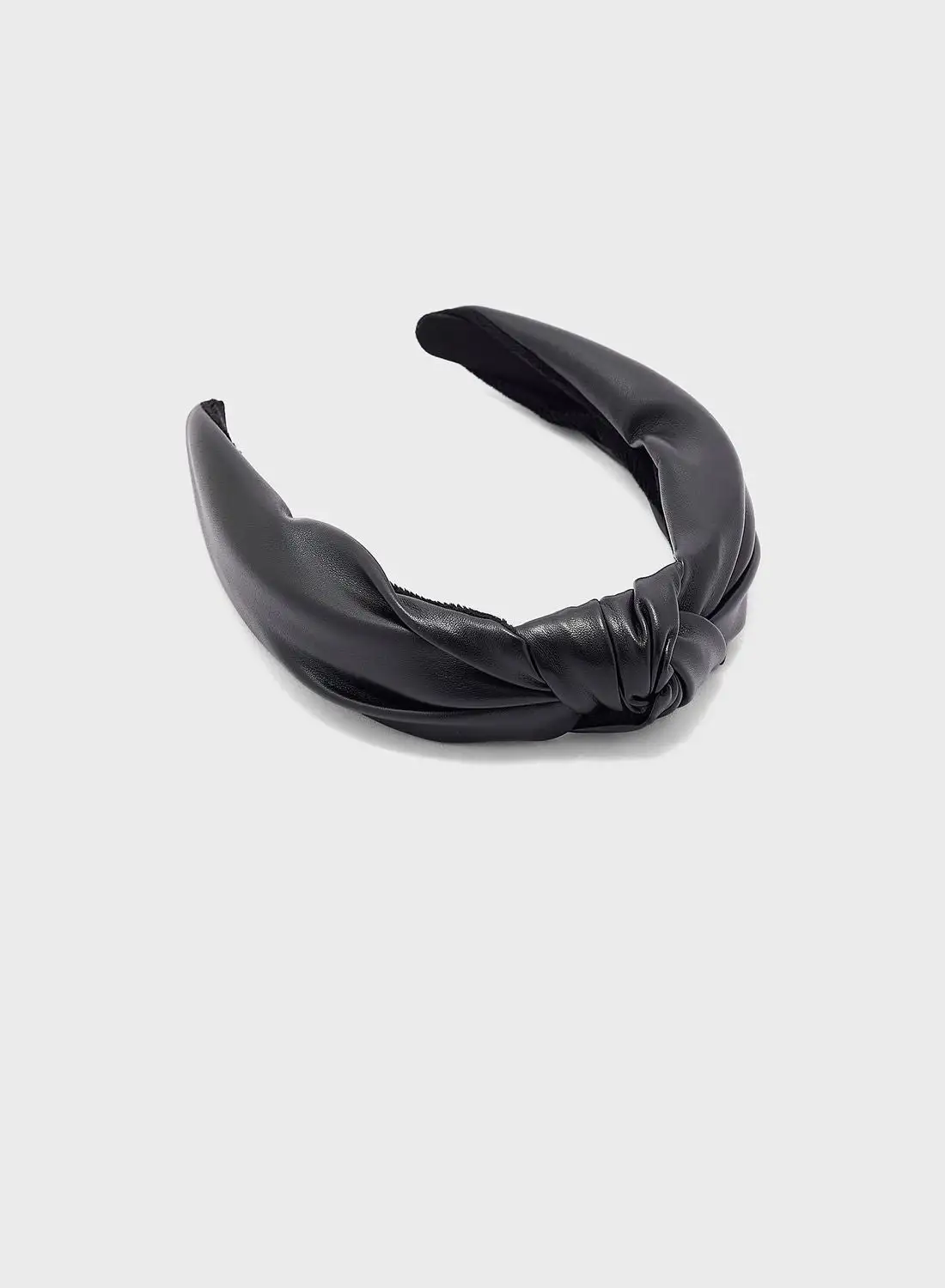 ELLA Faux Leather Knot Headband
