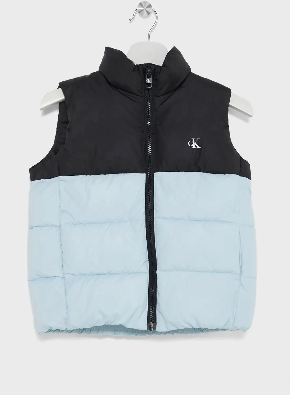 Calvin Klein Jeans Kids Color Block Puffer Vest Jacket