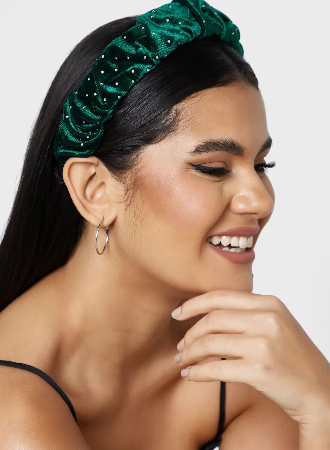 ELLA Scrunchie Embellished Headband