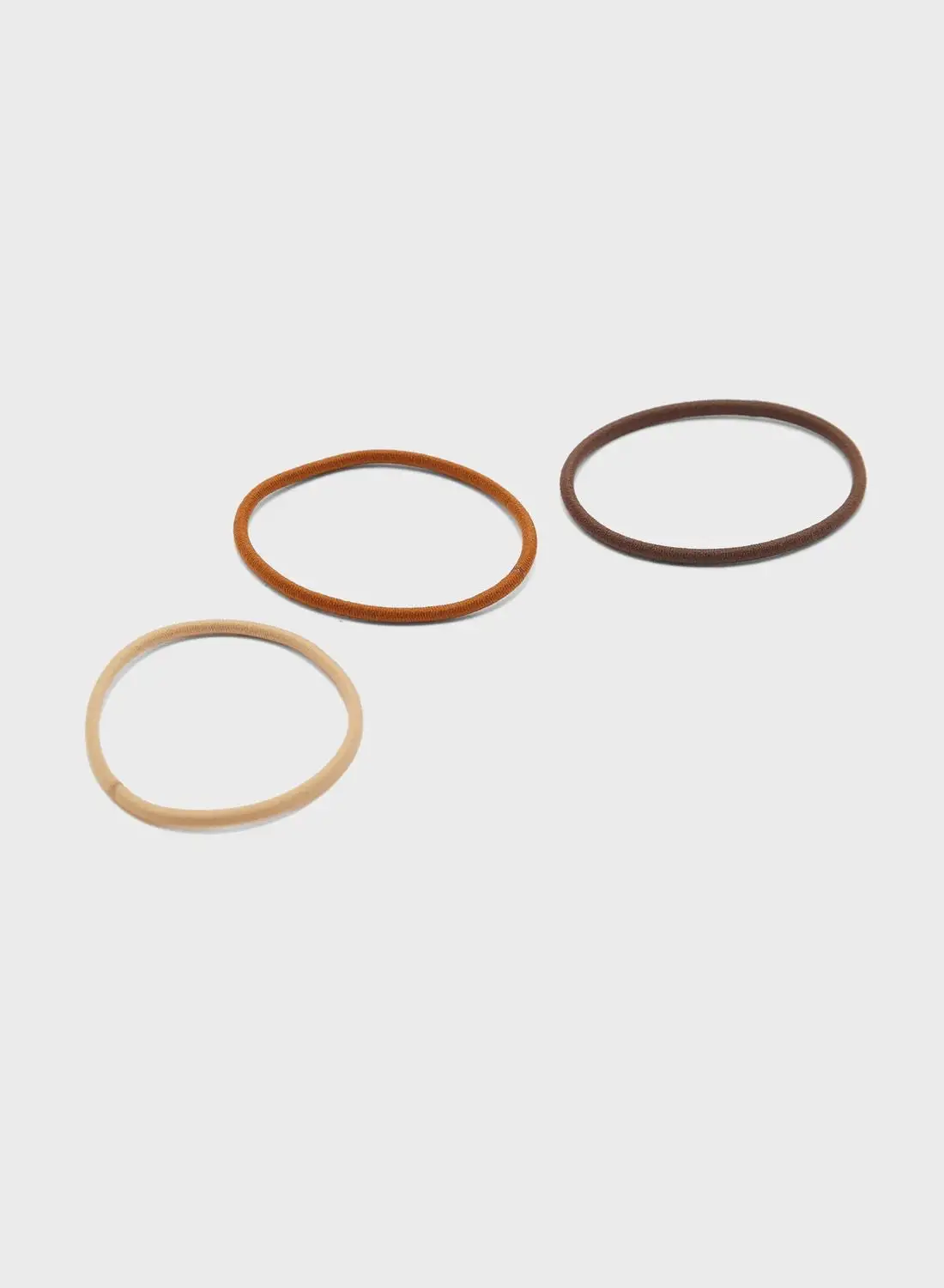 MUJI Pack Of 3 Color Hair Rubber Ring