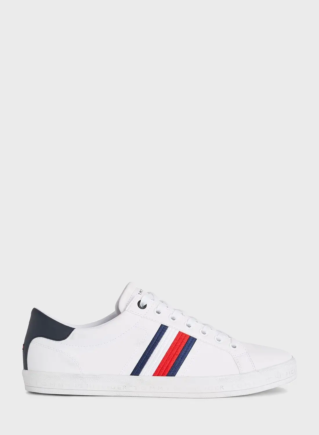 TOMMY HILFIGER Stripe Low Top Lace Up Sneakers