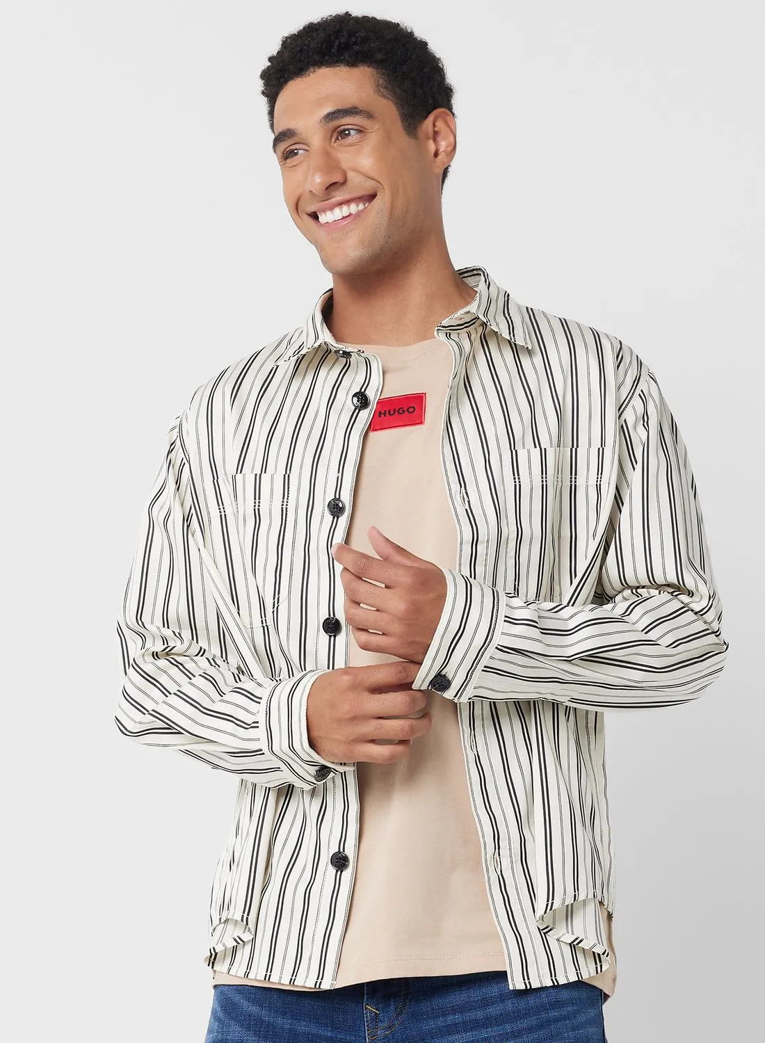 HUGO Striped Regular Fit Shirt