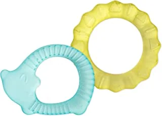 Green Sprouts - Cool Nature Teether Pack of 2 - Yellow/Aqua