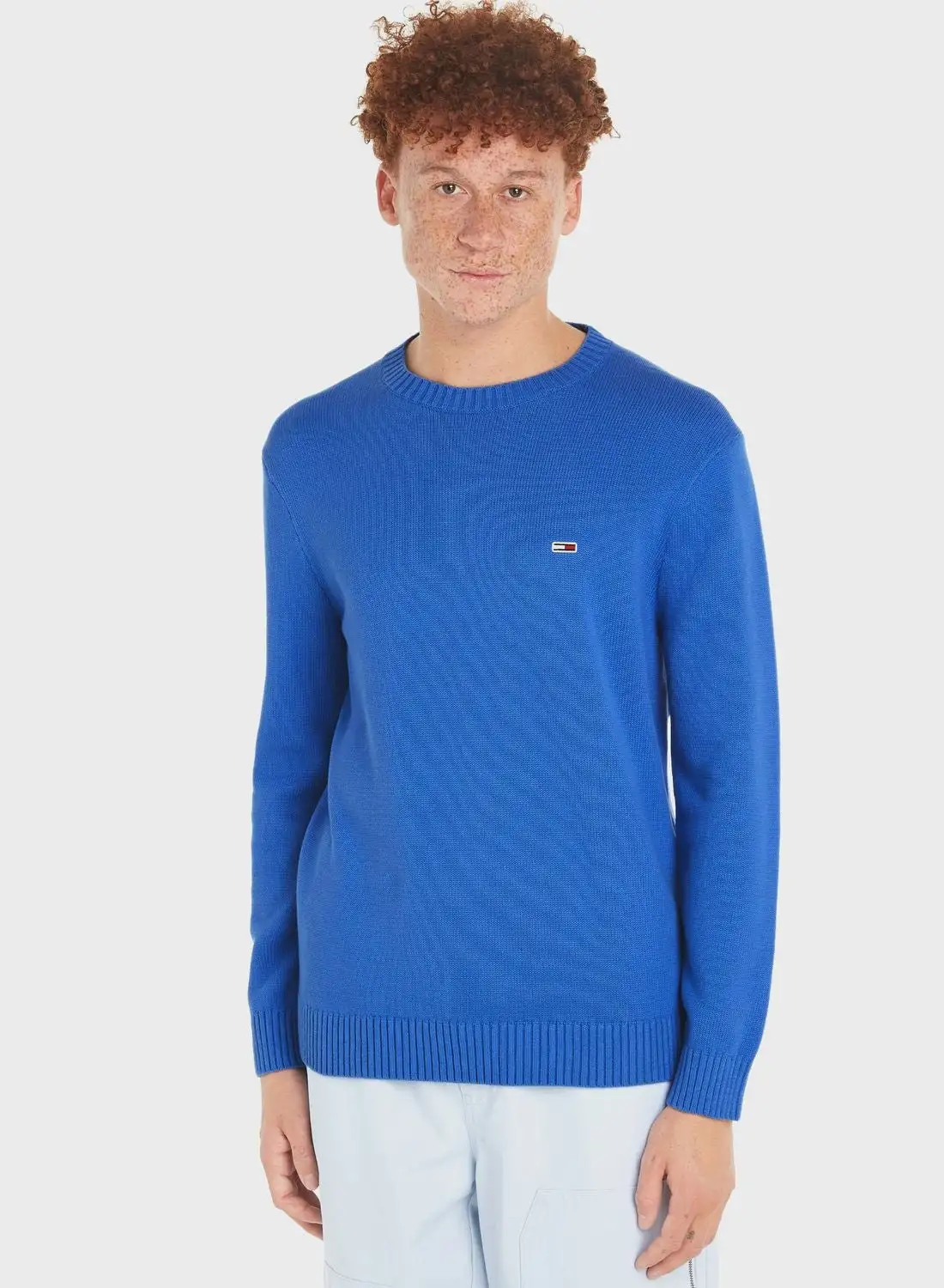 TOMMY JEANS Logo Crew Neck Sweater