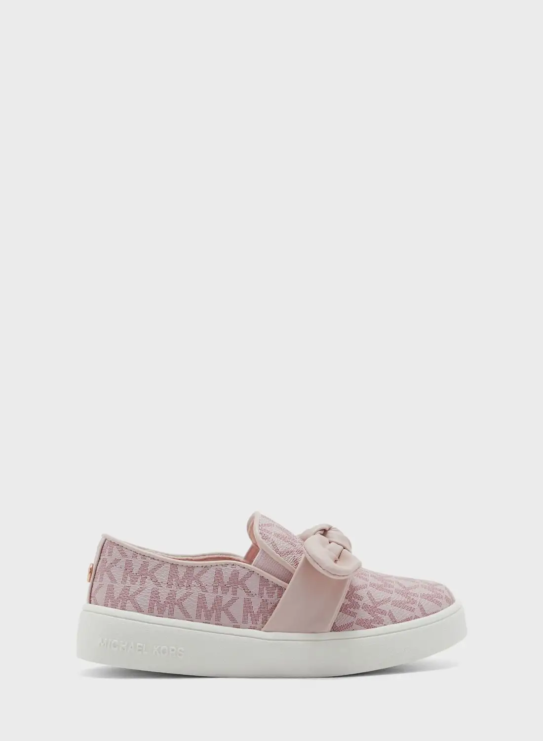 Michael Kors Youth Jem Bow Low Top Slip On Sneakers