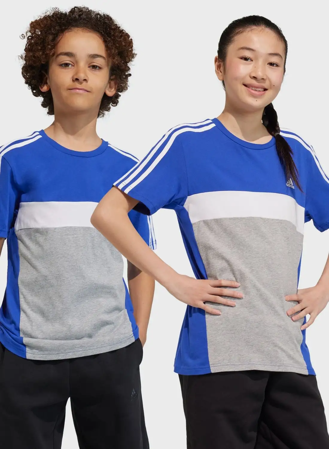 Adidas Junior 3 Stripes Tiberio T-Shirt