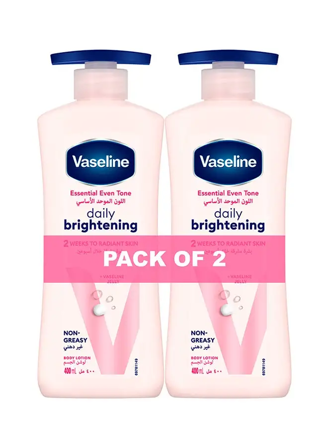 Vaseline Even Tone Body Lotion Pink 400ml Pack of 2
