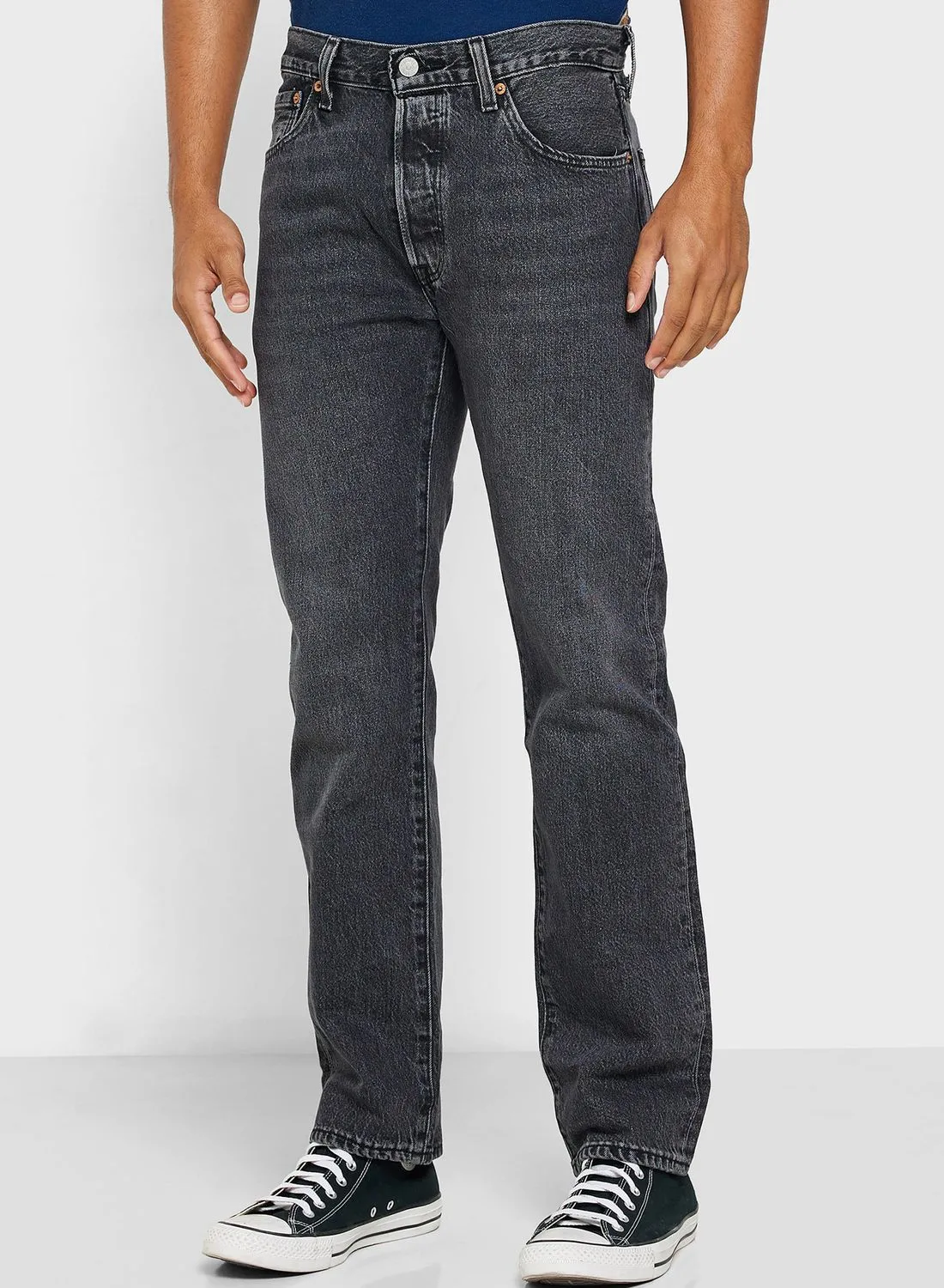 Levi's Straight Fit Light Wash Jeans