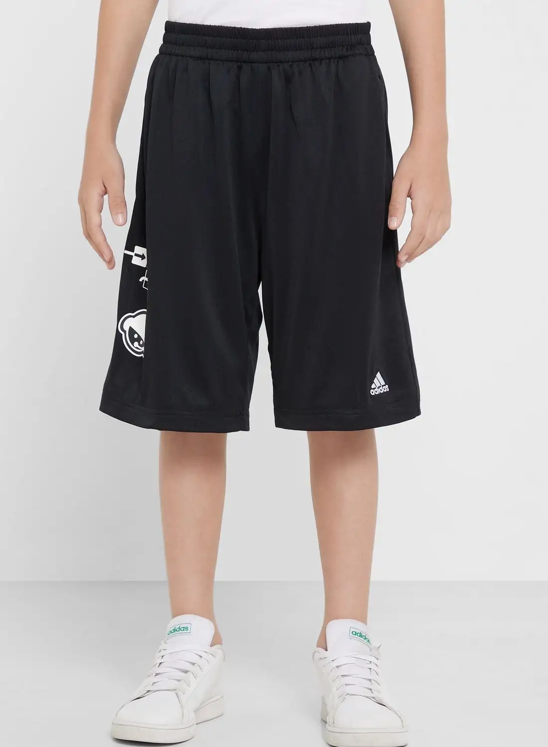 Adidas Junior Brand Love Mesh Shorts