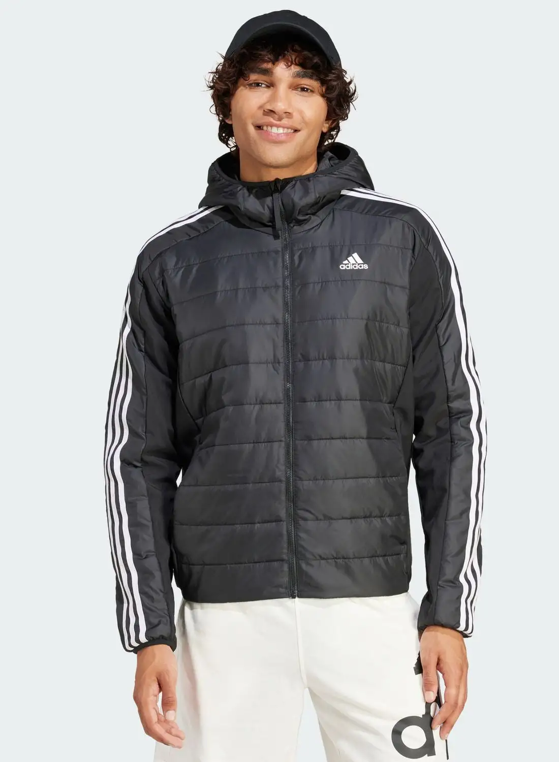Adidas Essential 3 Stripes Hybrid Jacket
