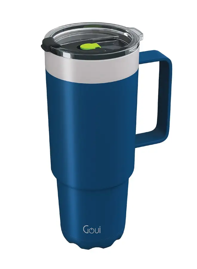 Goui 10 mAh Stailess Steel 600ml Cup With Handle Blue