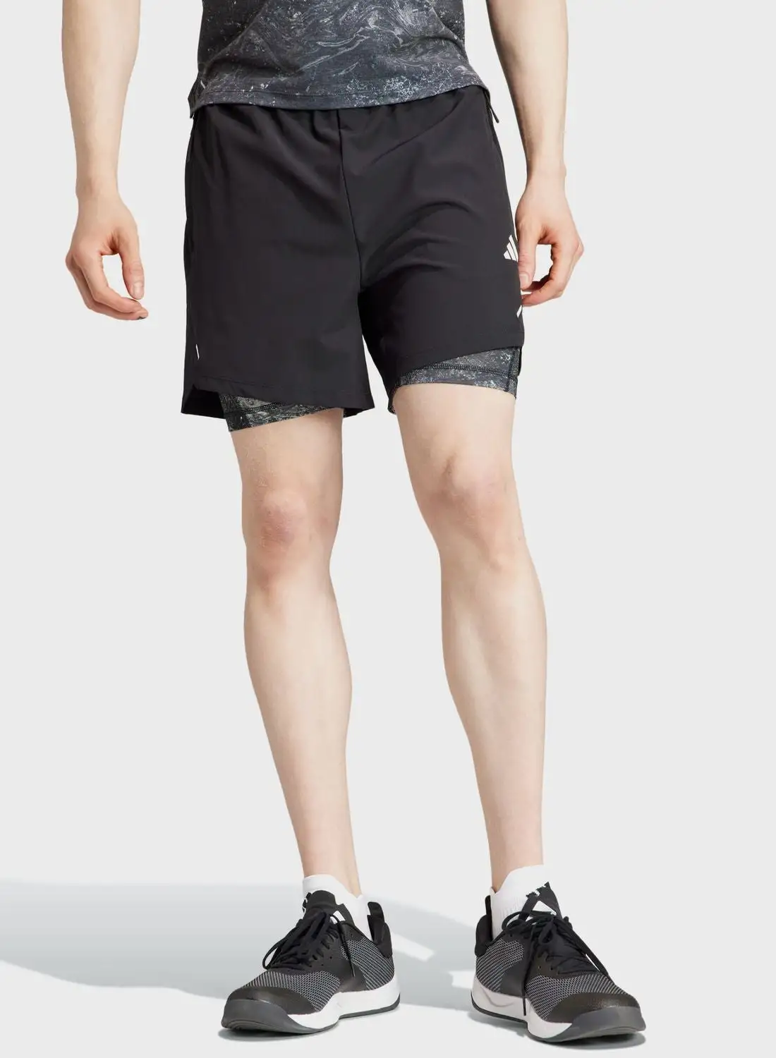 Adidas 2In1 Power Workout Shorts