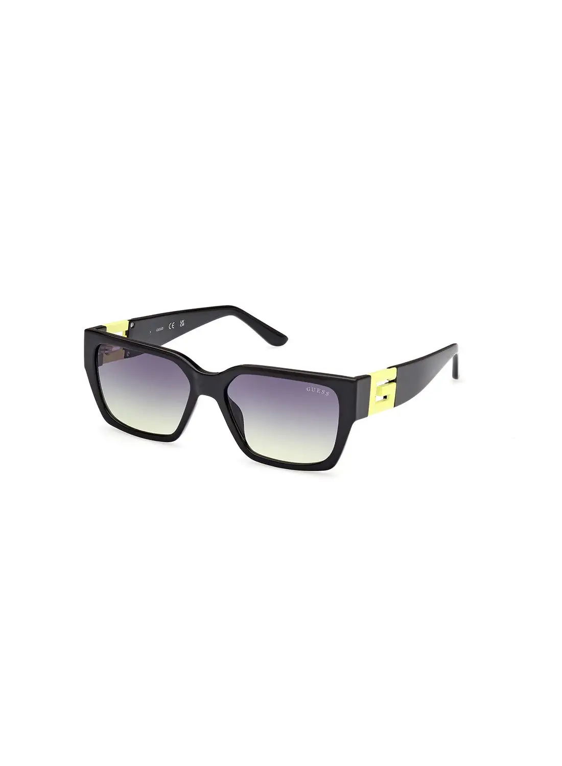 GUESS Unisex UV Protection Square Sunglasses - GU791641B55 - Lens Size: 55 Mm