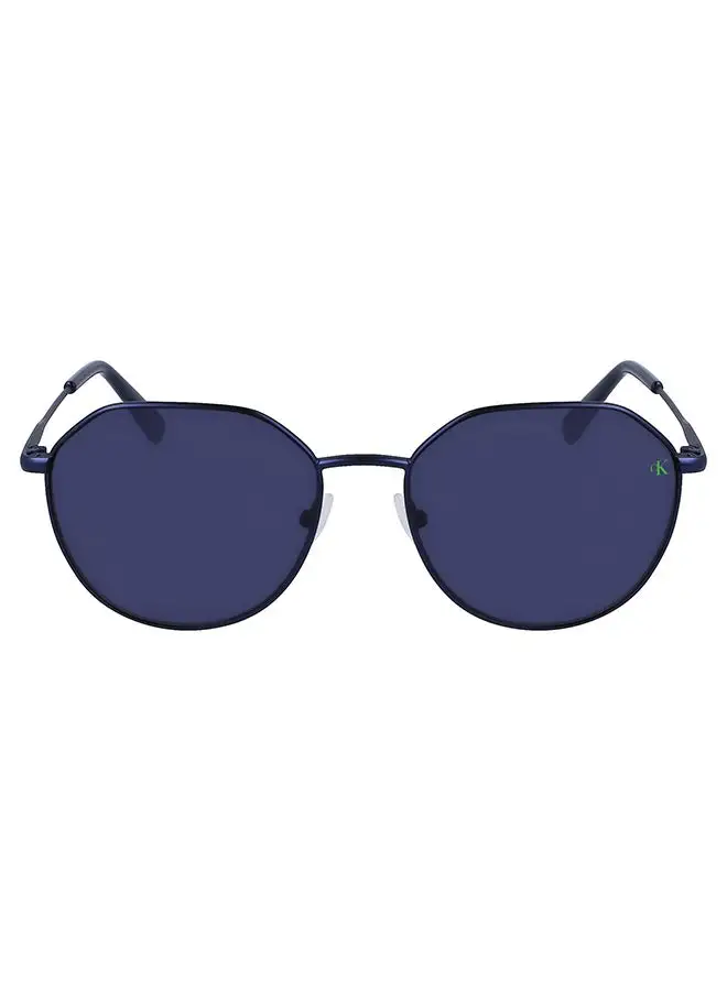 كالفن كلاين جينز نظارة شمسية دائرية للجنسين للحماية من الأشعة فوق البنفسجية - CKJ23201S-400-5518 - مقاس العدسة: 55 ملم