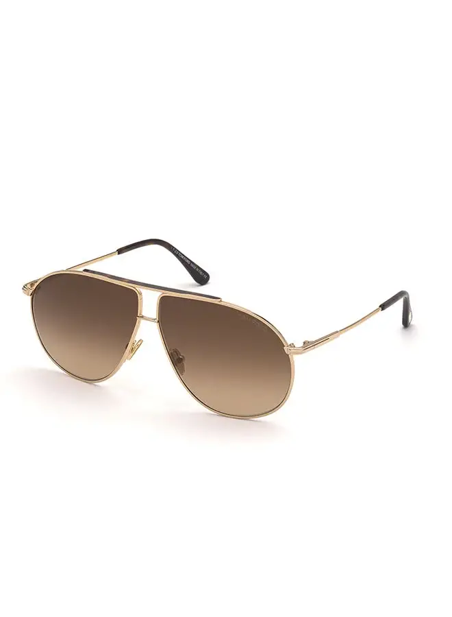 TOM FORD Men's UV Protection Pilot Sunglasses - FT082528F62 - Lens Size: 62 Mm