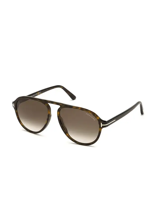 TOM FORD Men's UV Protection Pilot Sunglasses - FT075652K57 - Lens Size: 57 Mm