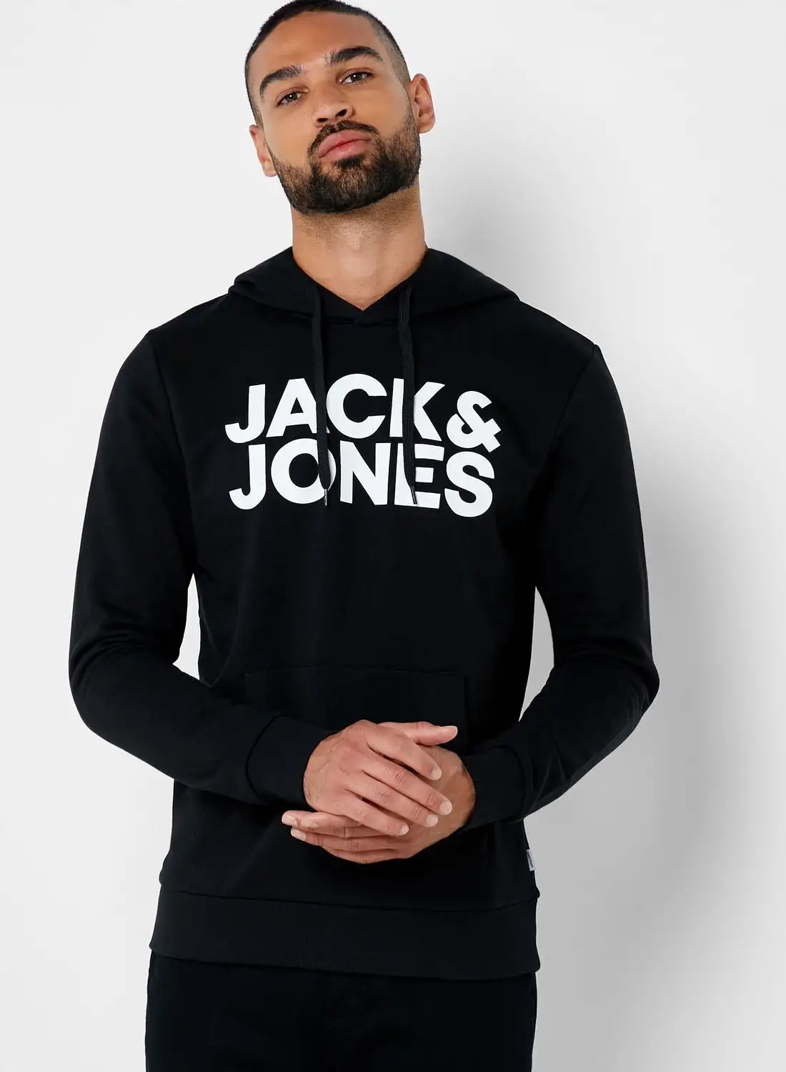 JACK & JONES Logo Regular Fit Hoodie
