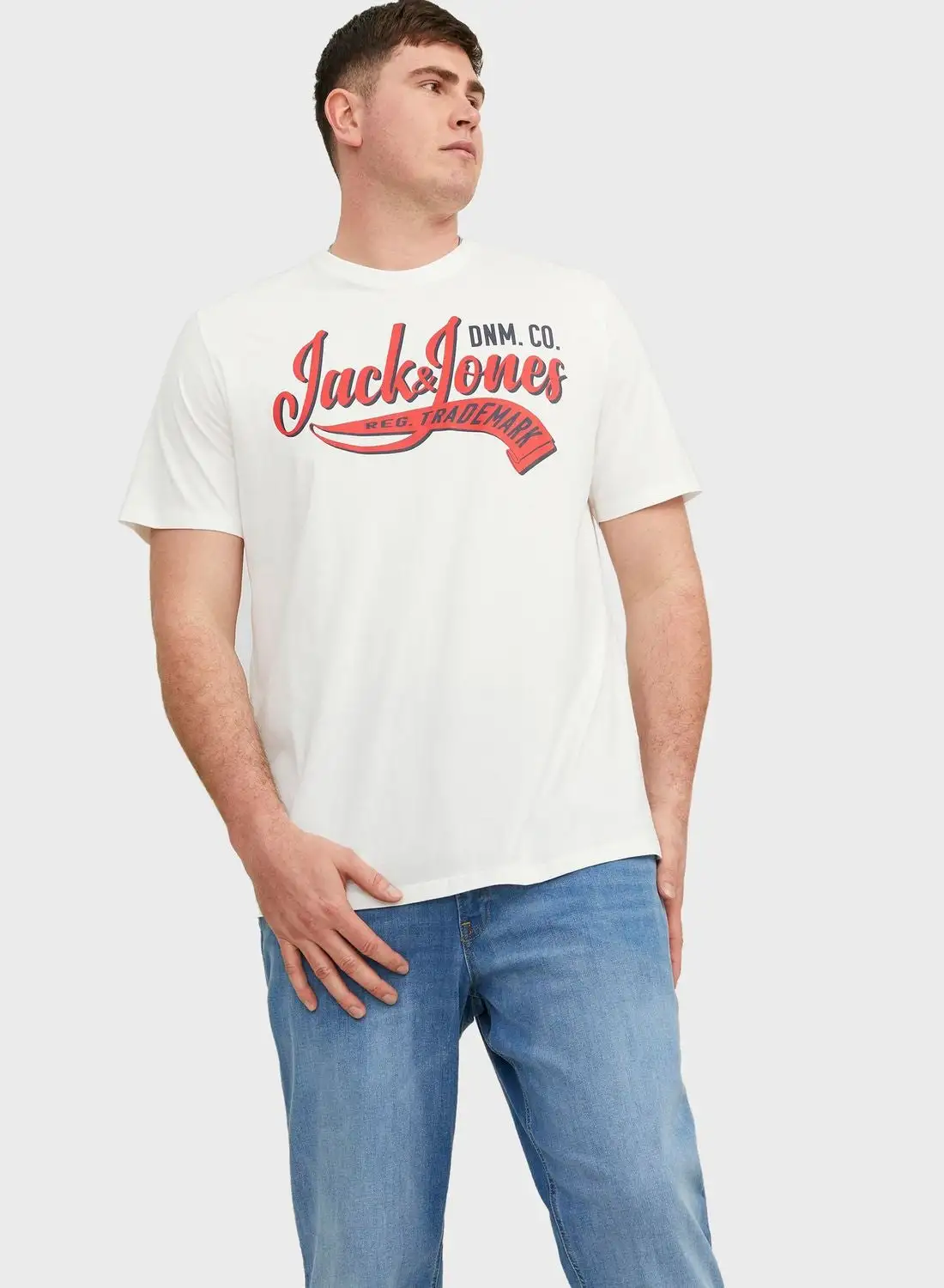 JACK & JONES Graphic Crew Neck T-Shirt