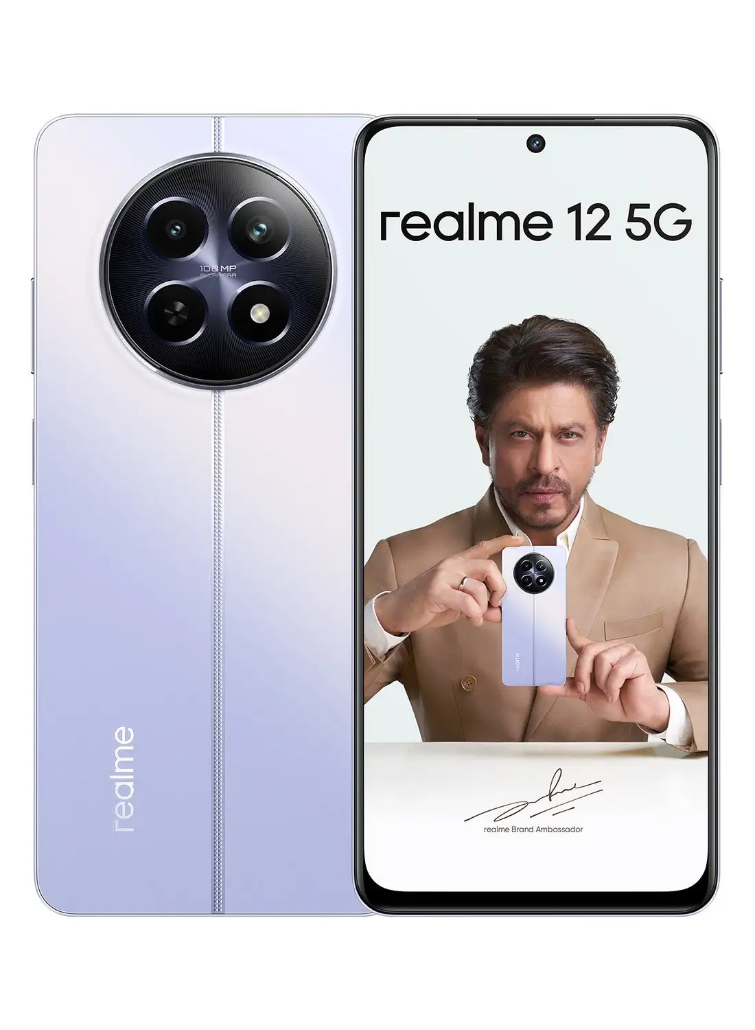 realme 12 5G Dual SIM Twilight Purple 8GB RAM 256GB - Middle East Version