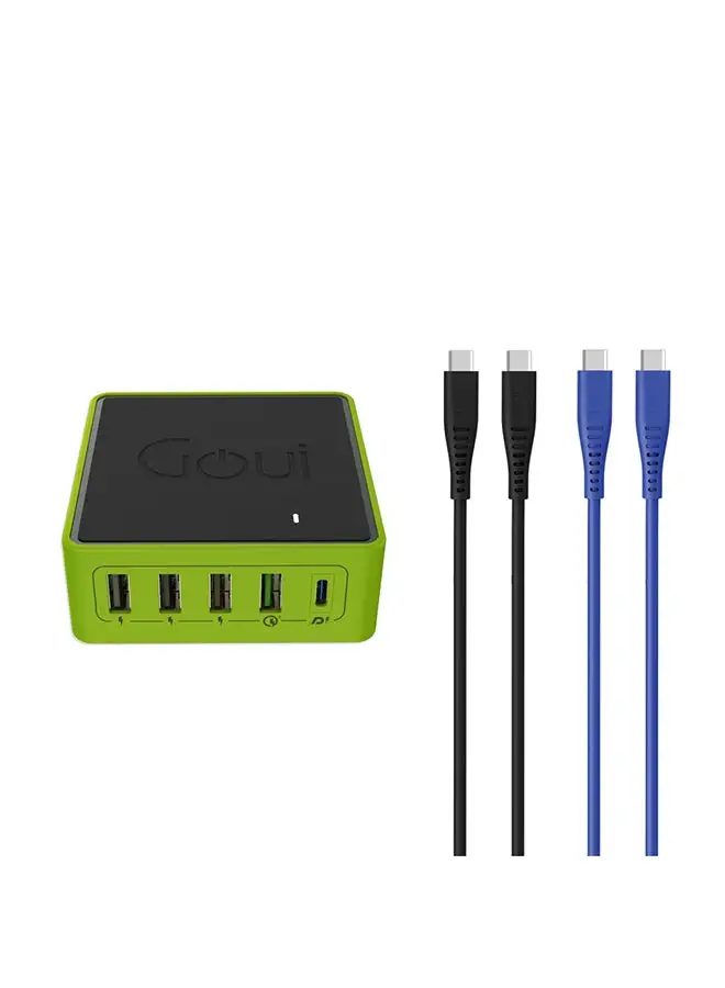 Goui Kimba+ 2X Cables Type C To Type C Black