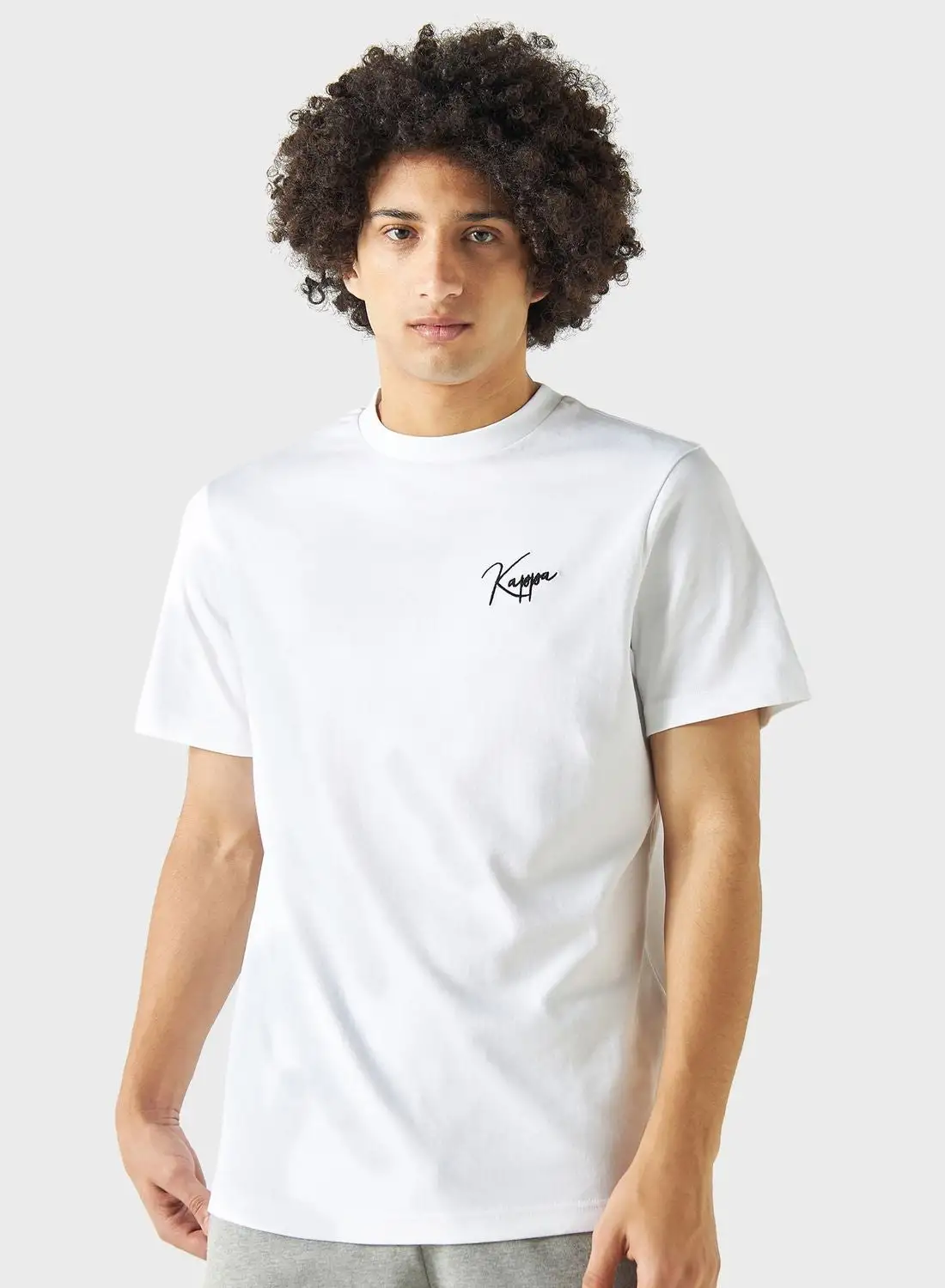 Kappa Logo Embroidered T-Shirt