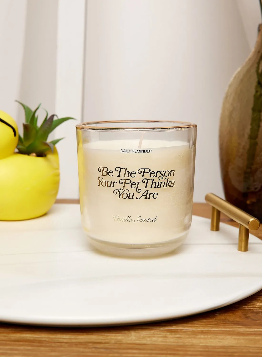 Typo Daily Reminder Candle