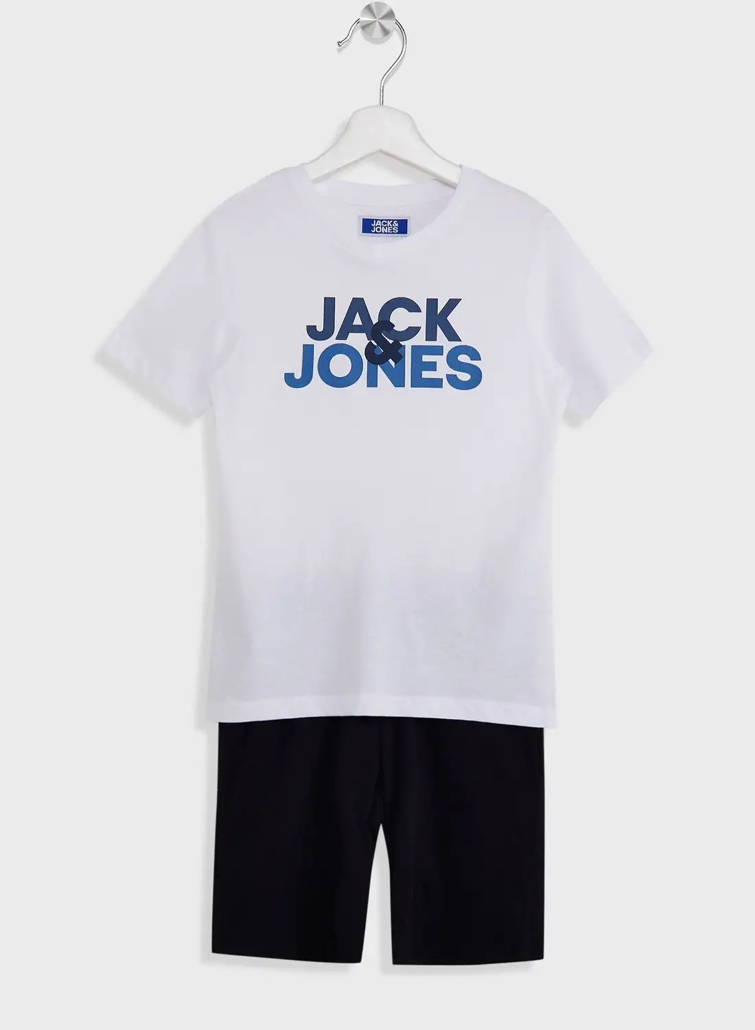 JACK & JONES Youth Logo T-Shirt & Shorts Set