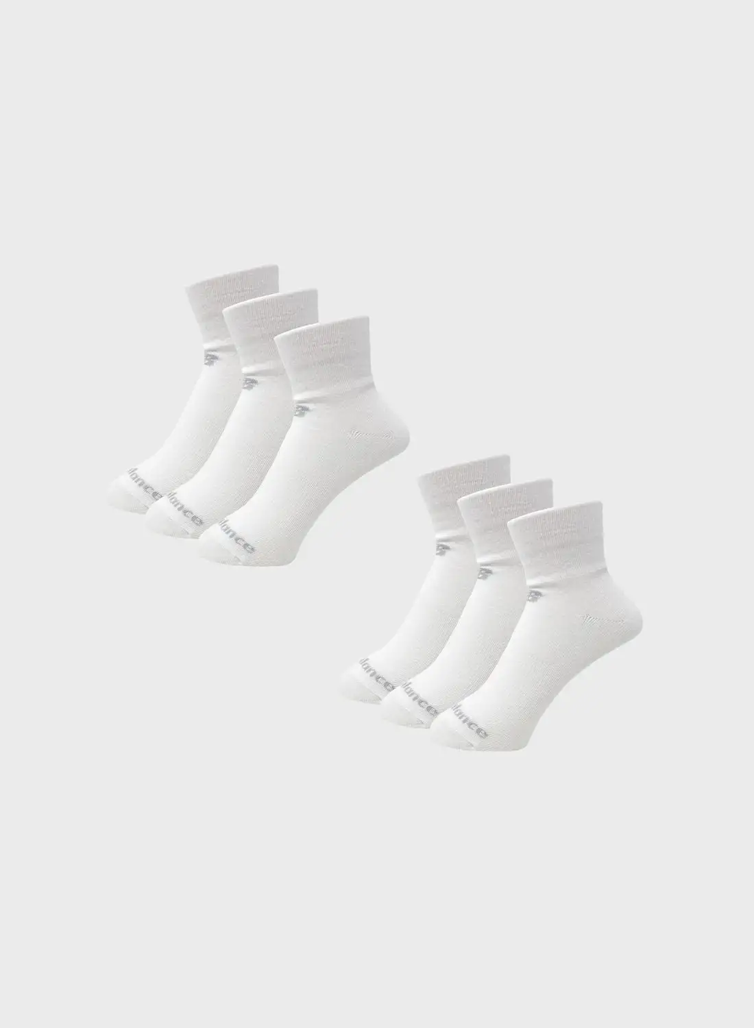 New Balance 6 Pack Performance Knit Ankle Socks