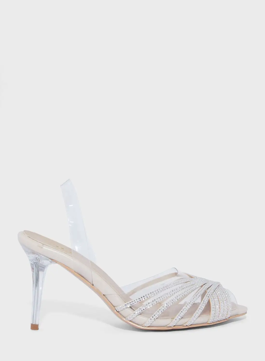 Ella Limited Edition Clear Diamante Slingback Sandal