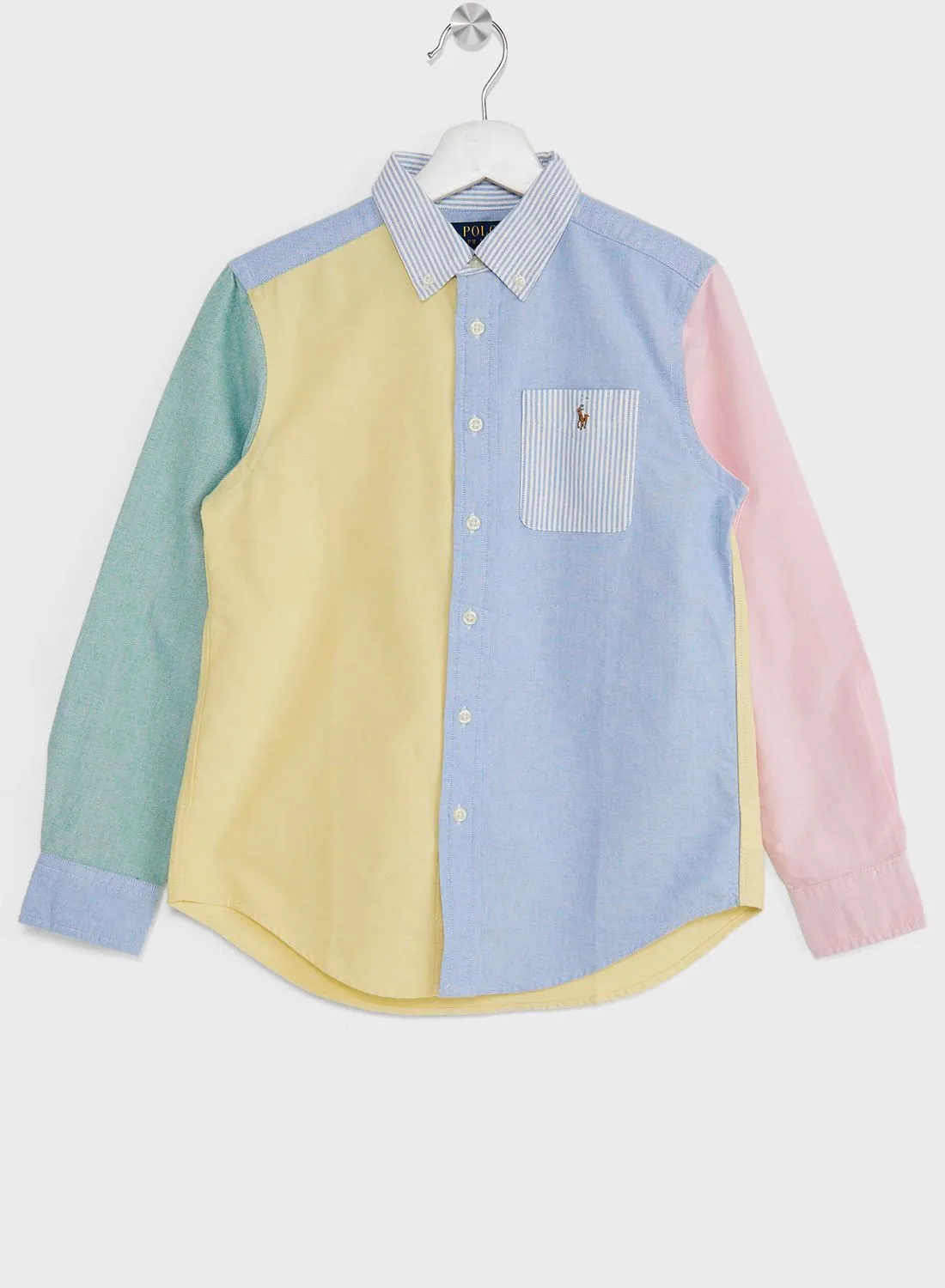 قميص بولو رالف لورين للأطفال ذو ألوان متعددة