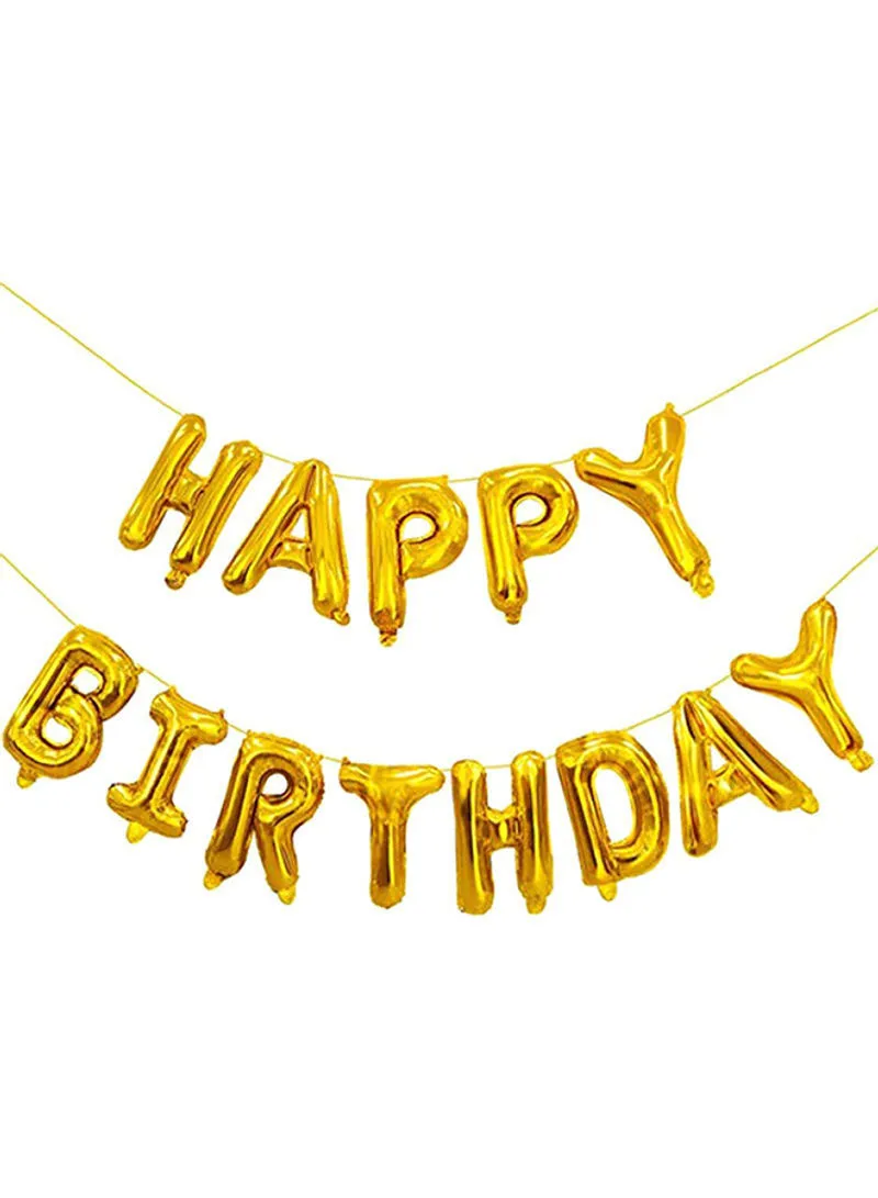 Cool Baby 13-Piece Happy Birthday Balloon Set 16inch