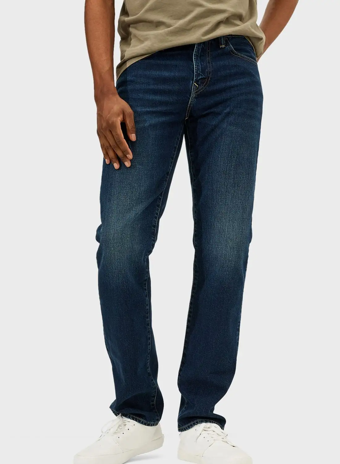 American Eagle Dark Wash Straight Fit Jeans