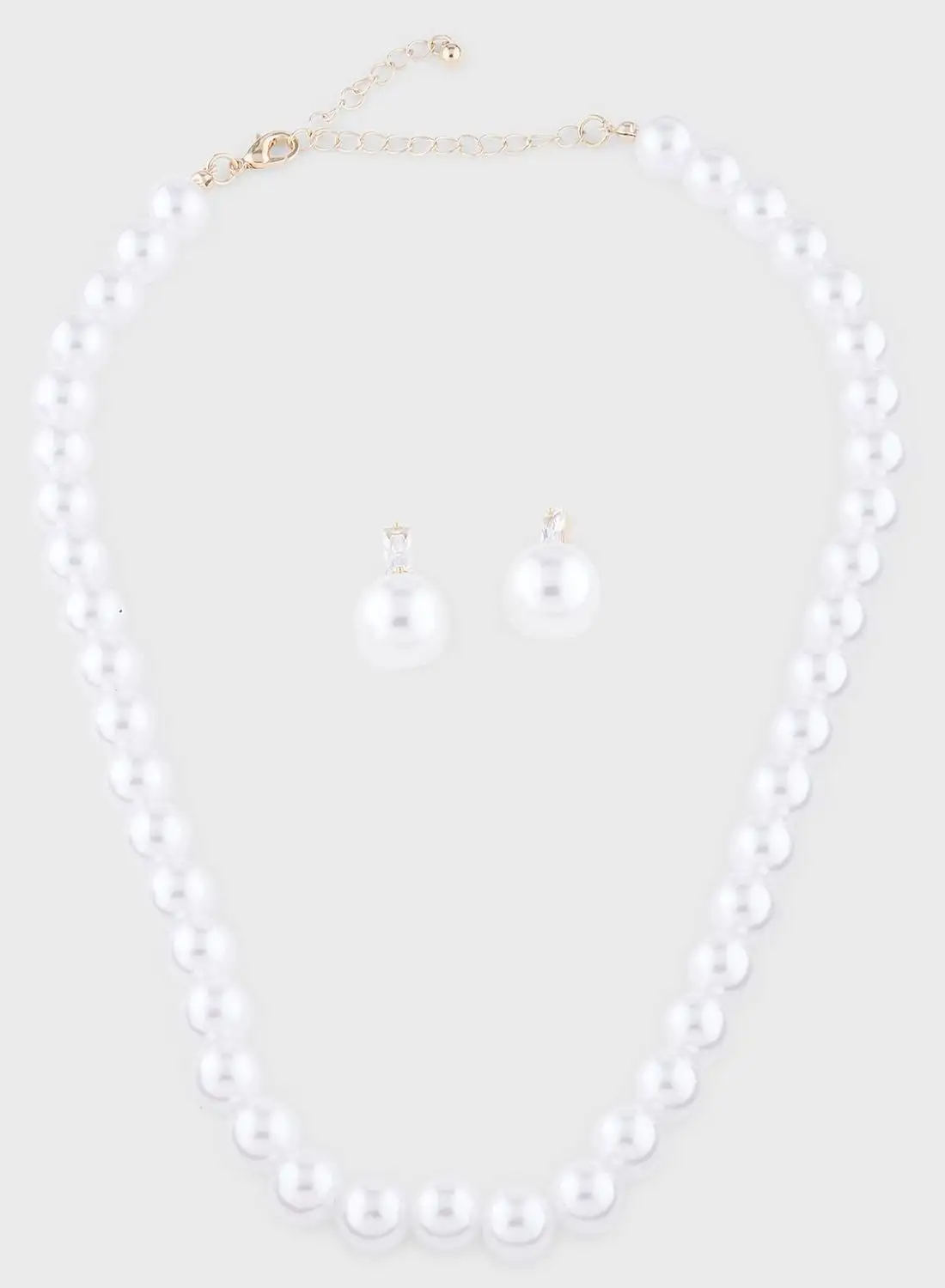 Ella Limited Edition Pearl Necklace & Stud Earrings Set