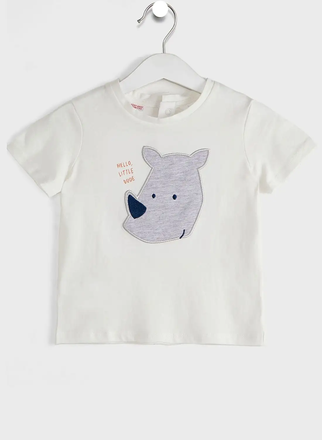MANGO Infant Rhino Face Print T-Shirt