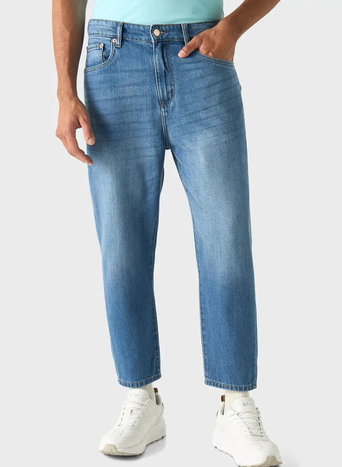 Lee Cooper Light Wash  Relaxed  Fit Jeans