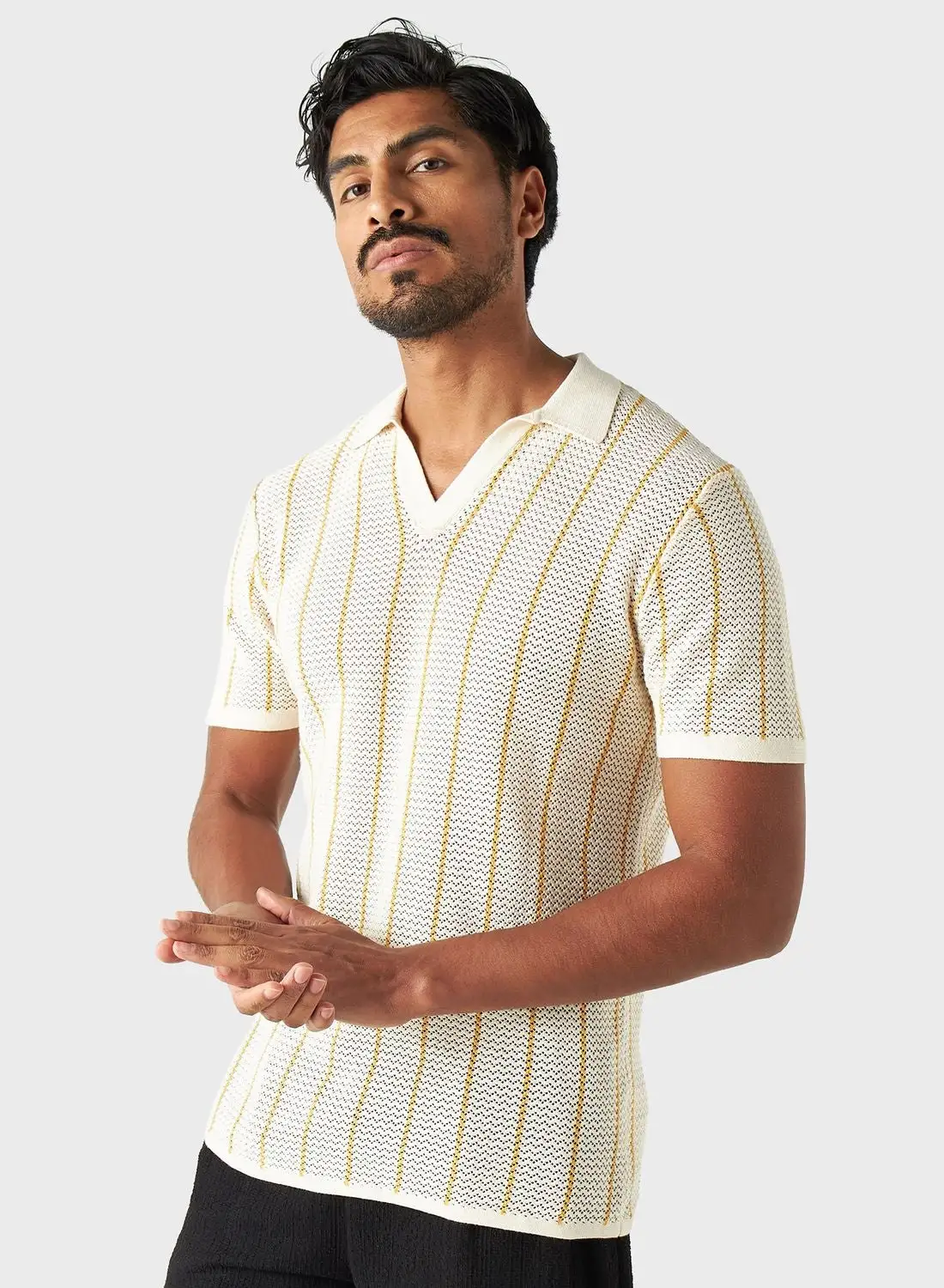 Iconic Striped Polo Shirt