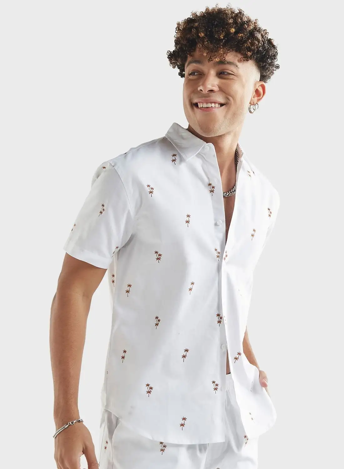 FAV Floral Print Relaxed Fit Shirt
