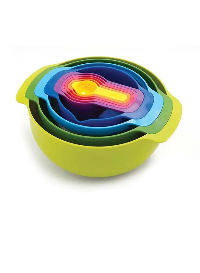 Joseph Joseph Joseph Joseph Nest food preparation set 9 peices Multi Colour