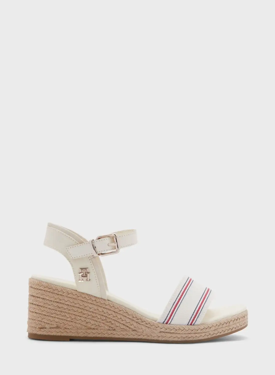 TOMMY HILFIGER Shirting Wedge Sandals