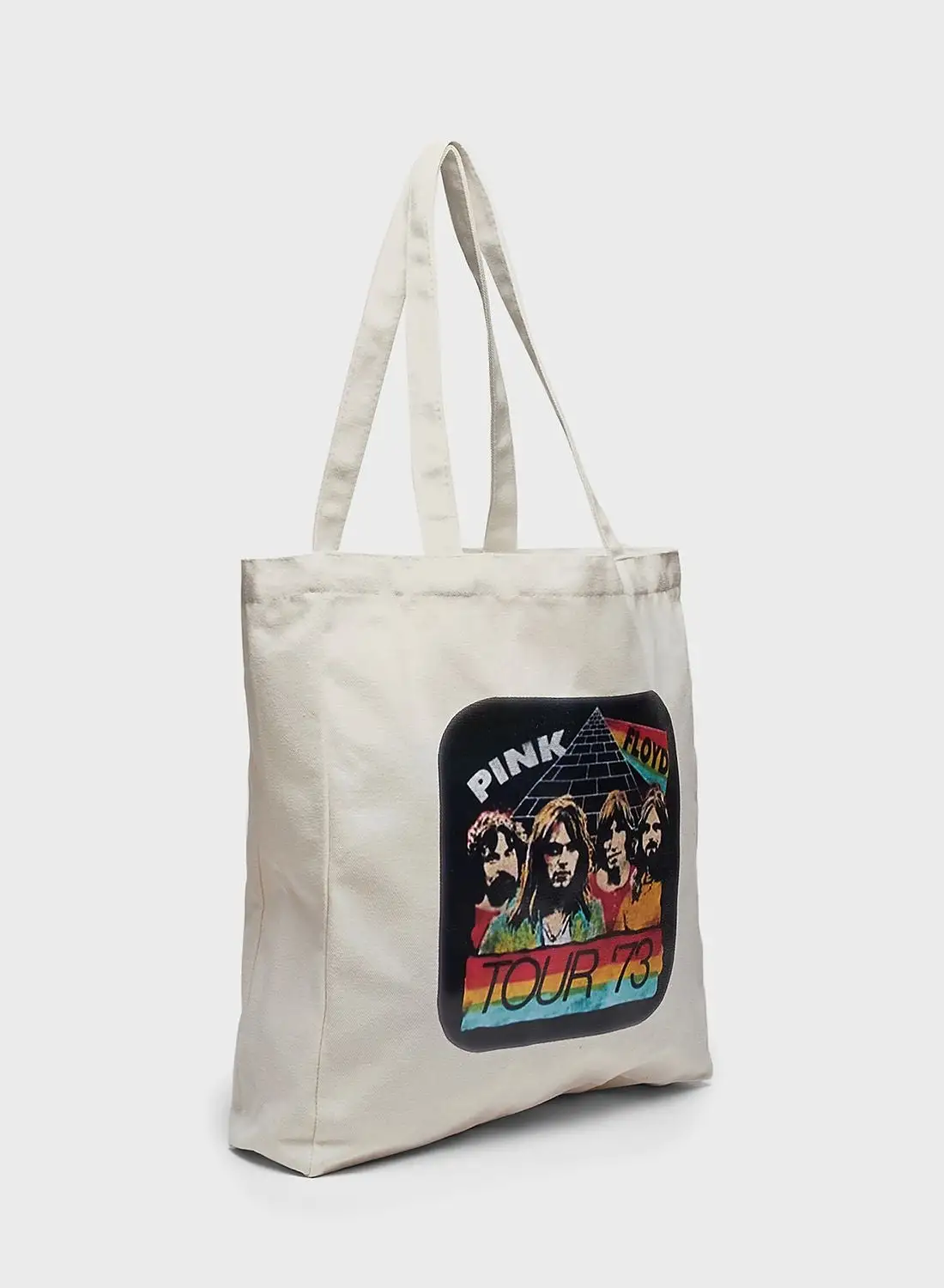 SP Characters Pink Floyd Print Shopper Bag With Double Handle