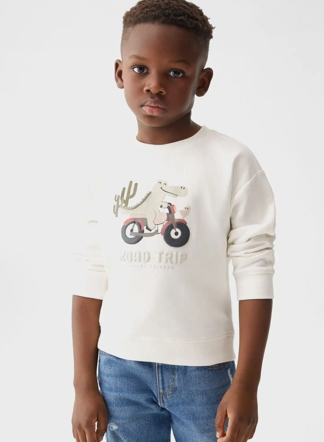 MANGO Kids Road Trip Sweatshirt