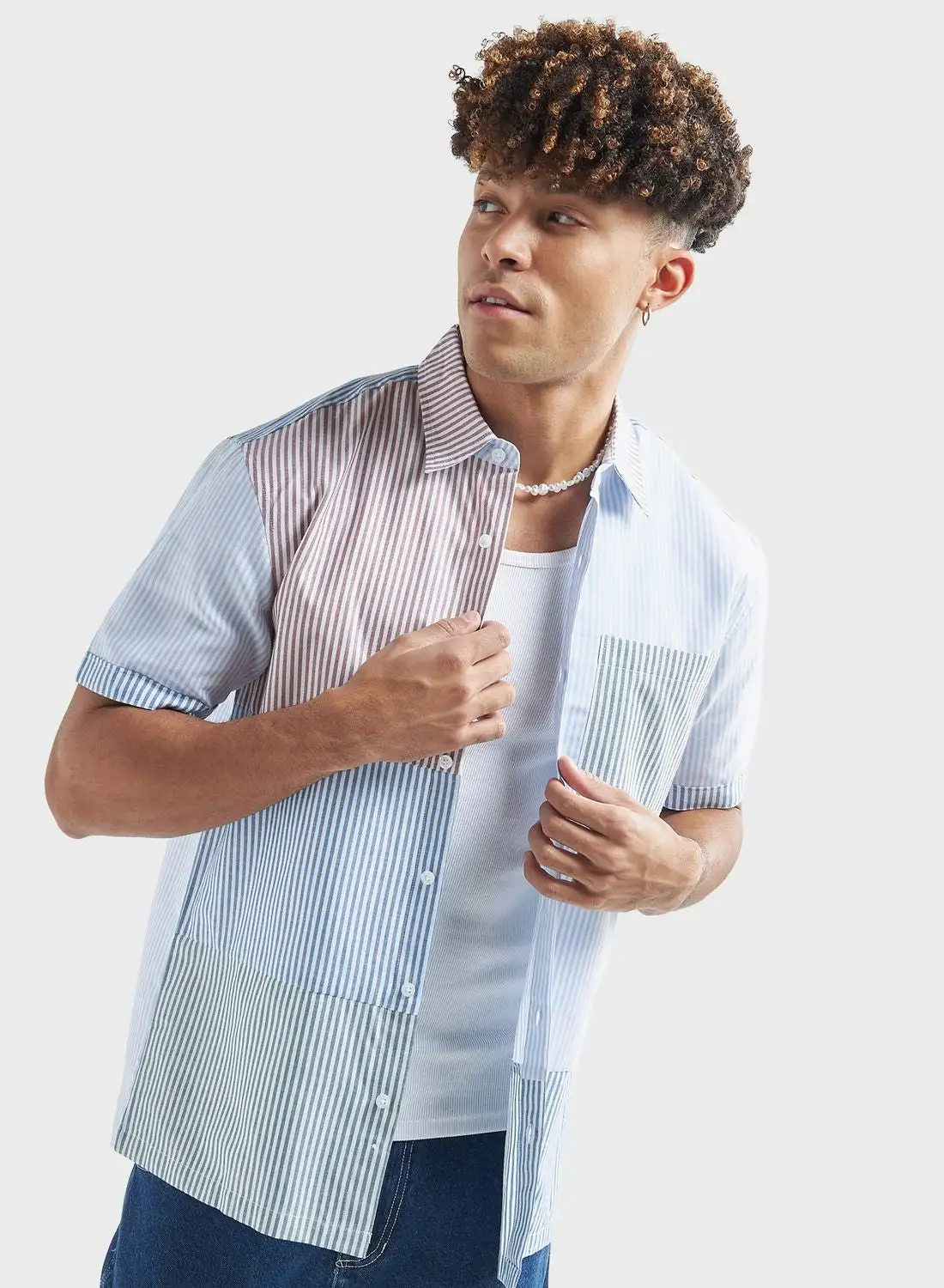 FAV Striped Relaxed Fit Shirt