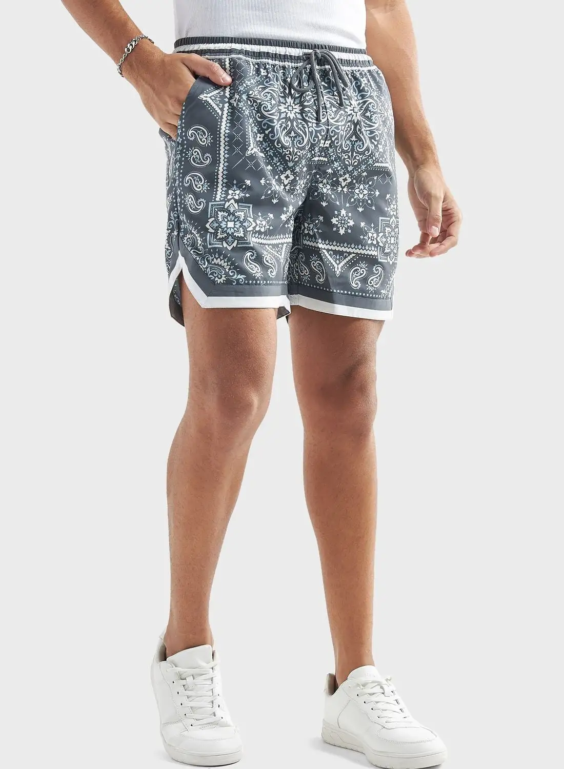 FAV Printed Drawstring Shorts