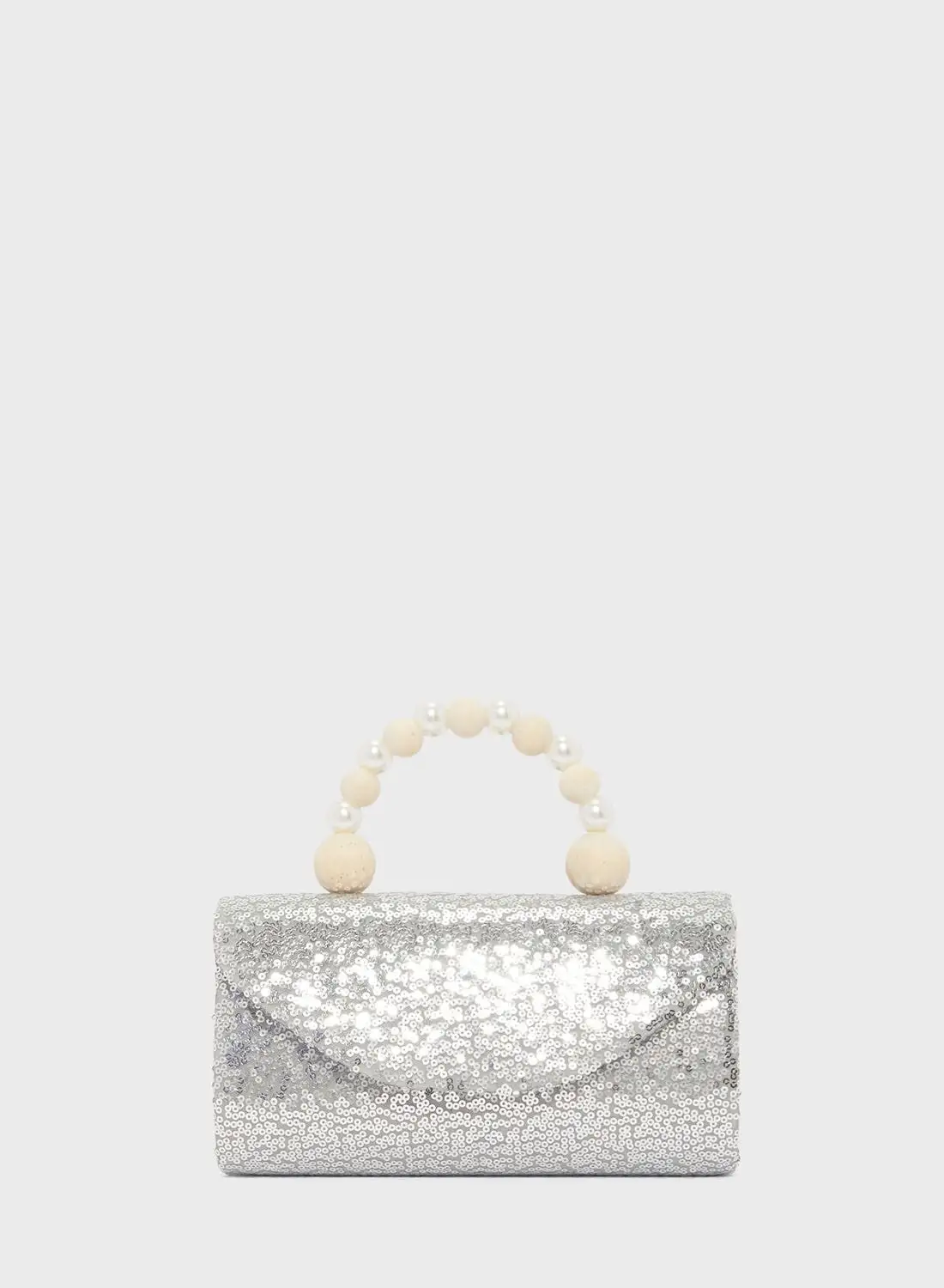 Ella Limited Edition Pearl Handle Sequin Bag
